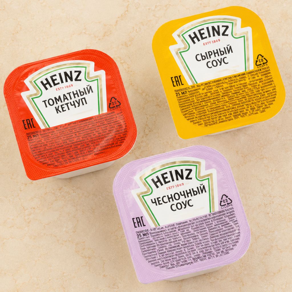 Соусы Heinz 25 мл