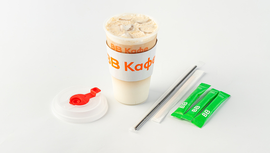 Айс Капучино на безлактозном молоке 400 мл, кафе