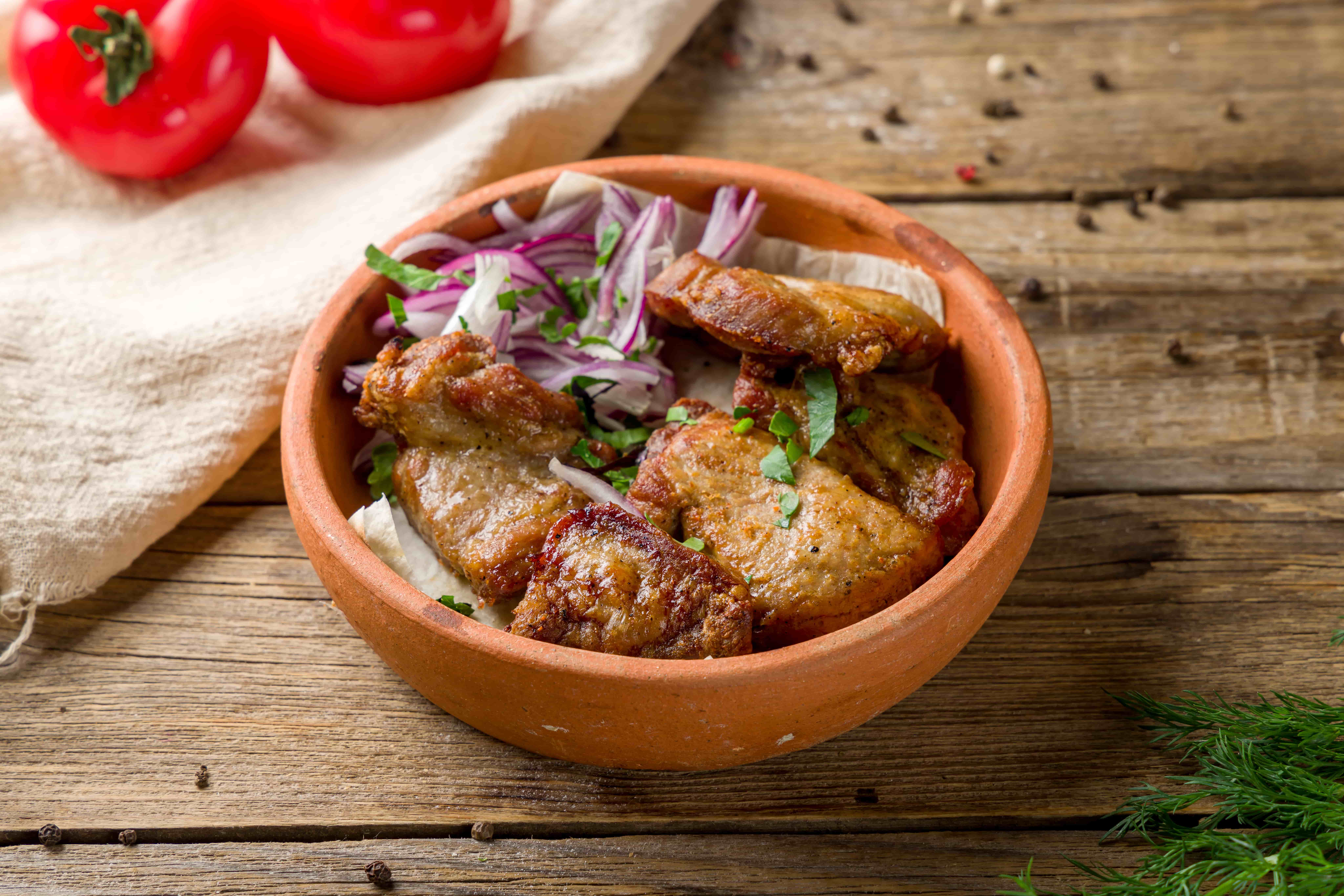Шашлык из свиной шейки