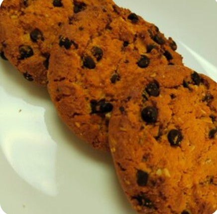 Овсяное печенье с шоколадом 3шт