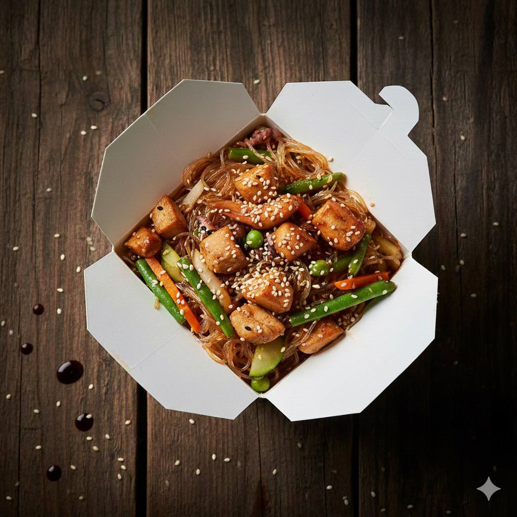 Фунчоза с курицей