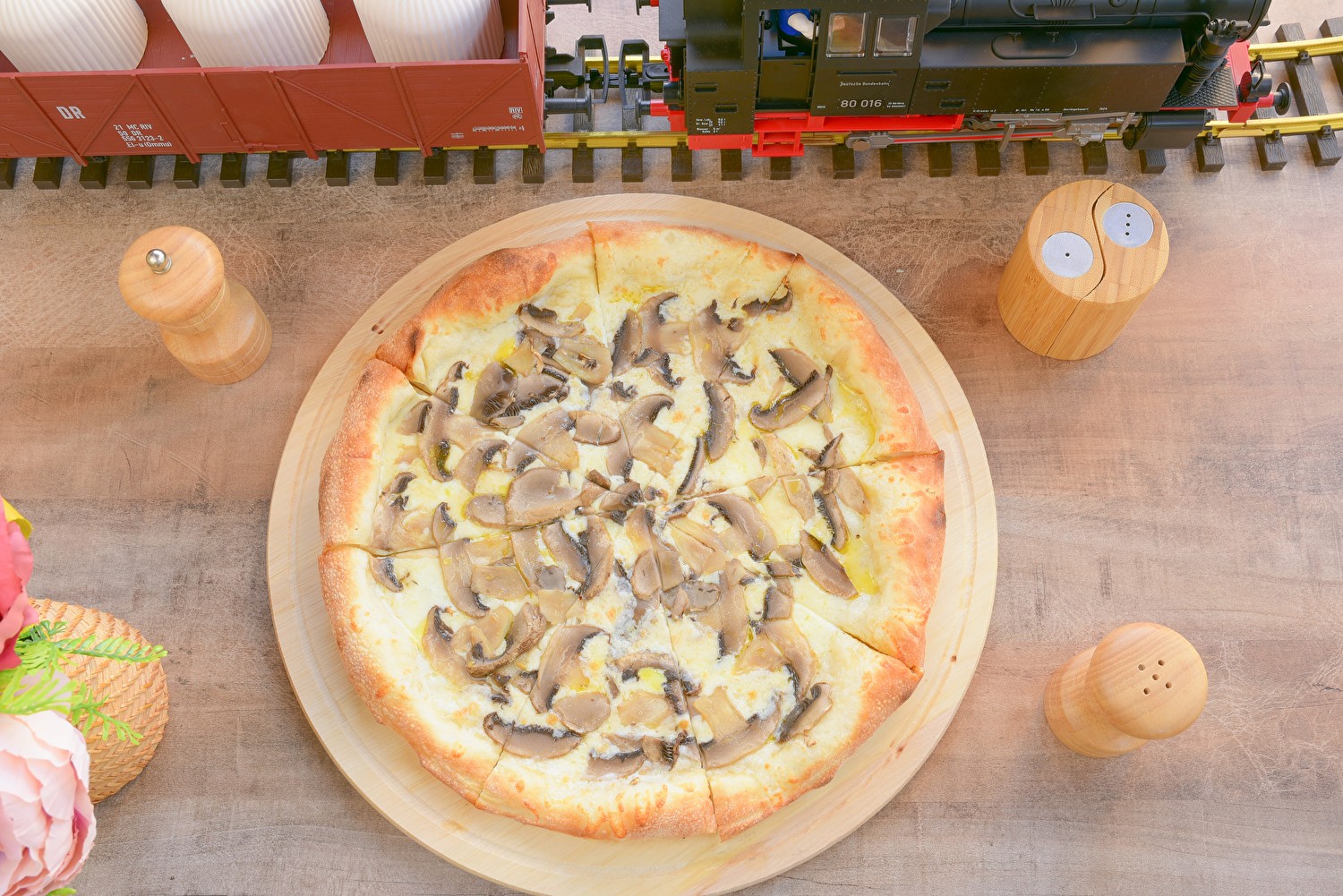 Пицца «Грибная с трюфельным маслом» 35см