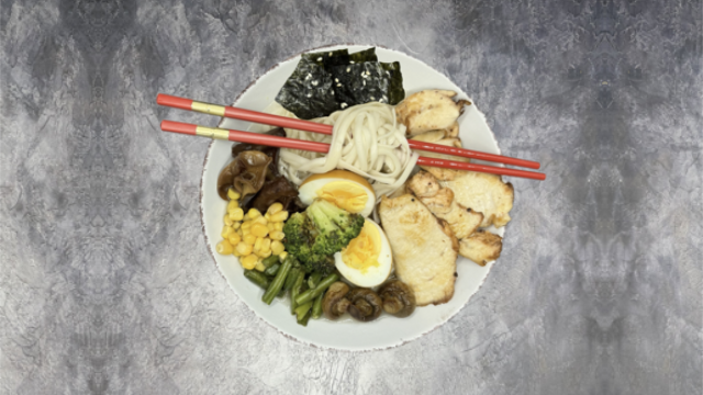 Рамен с курицей