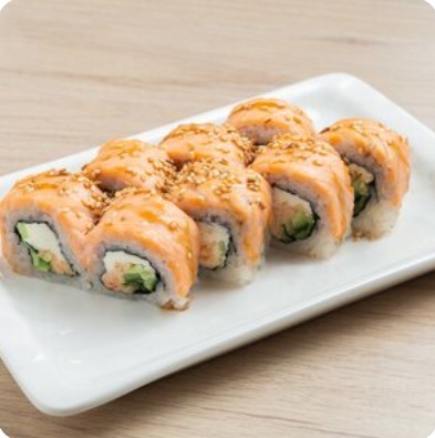 Филадельфия люкс запеченный ролл