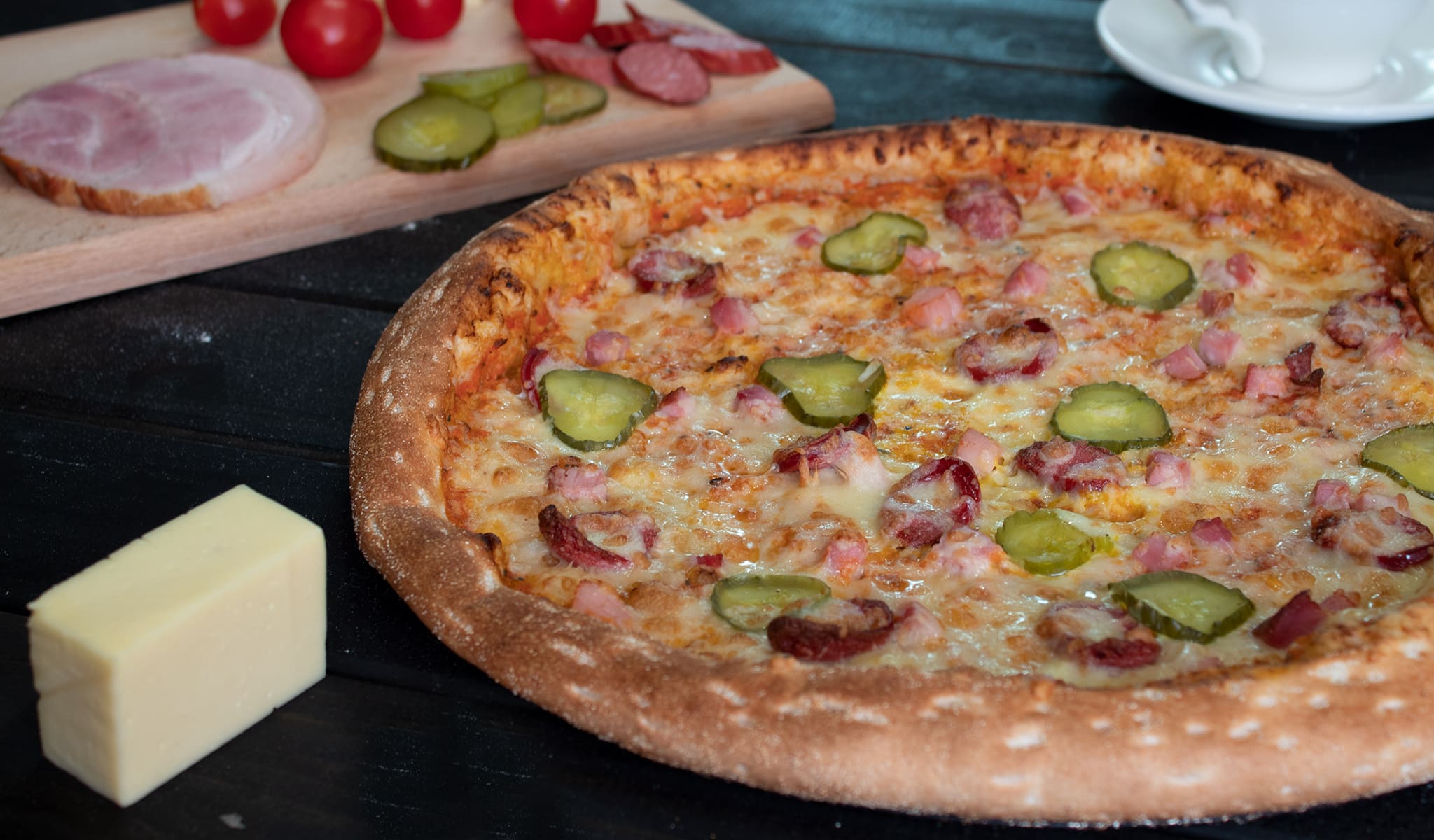 Пицца Мюнхенская 29 см (пышное)