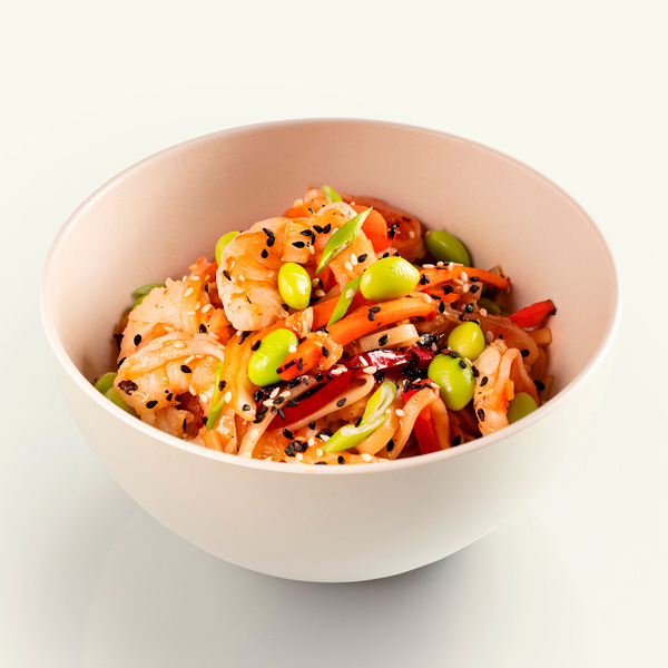 Вок с Креветками и соусом Пад-тай