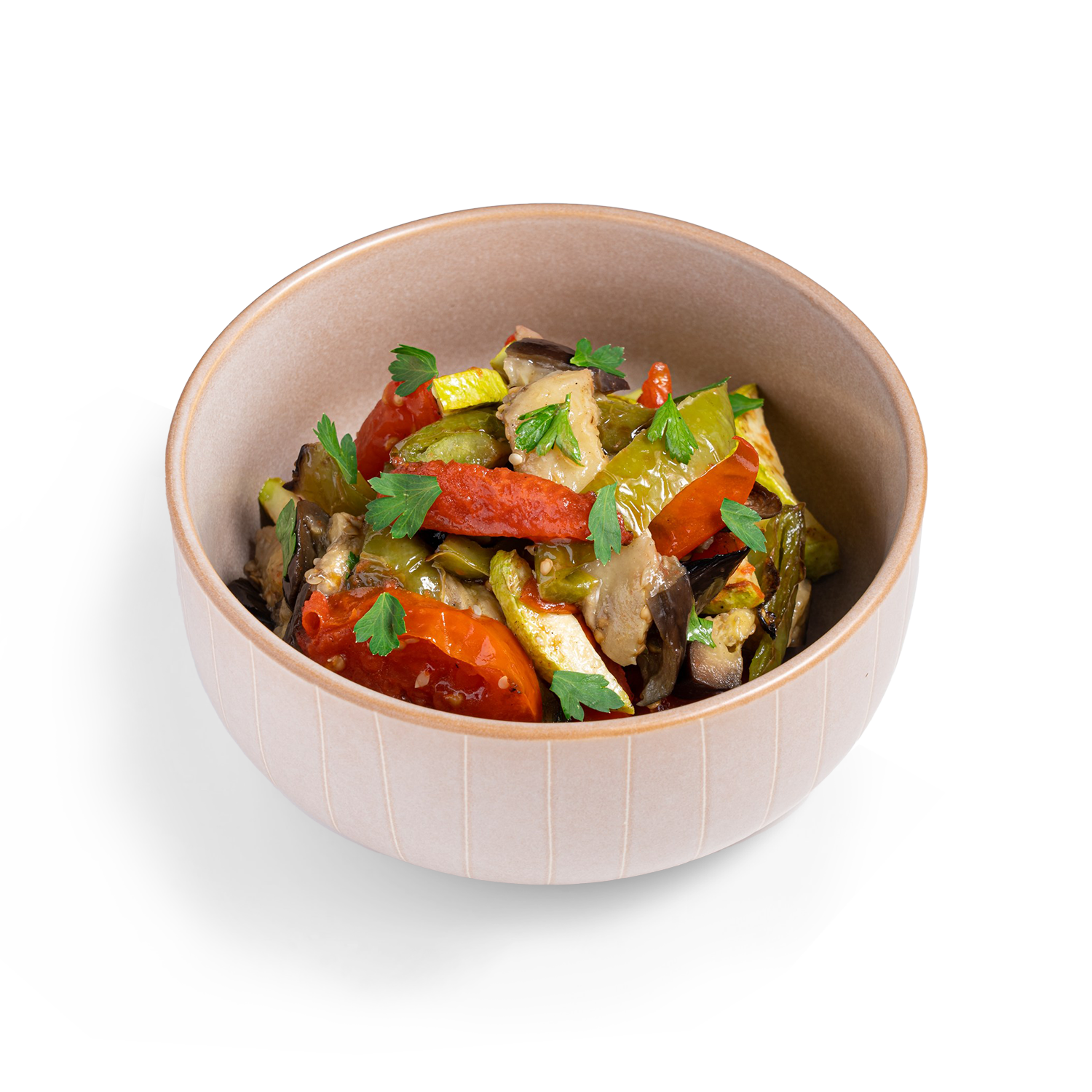 Салат гриль из запеченных овощей