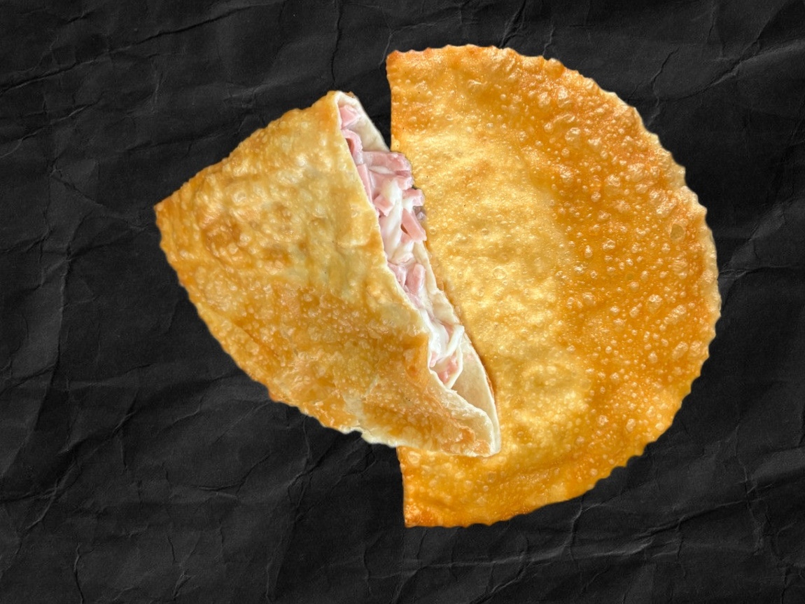 Чебурек ветчина сыр