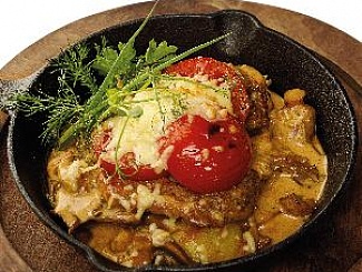 Свинина запеч. с картоф. и вешенками