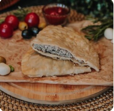 Чебурек с говядиной и свининой