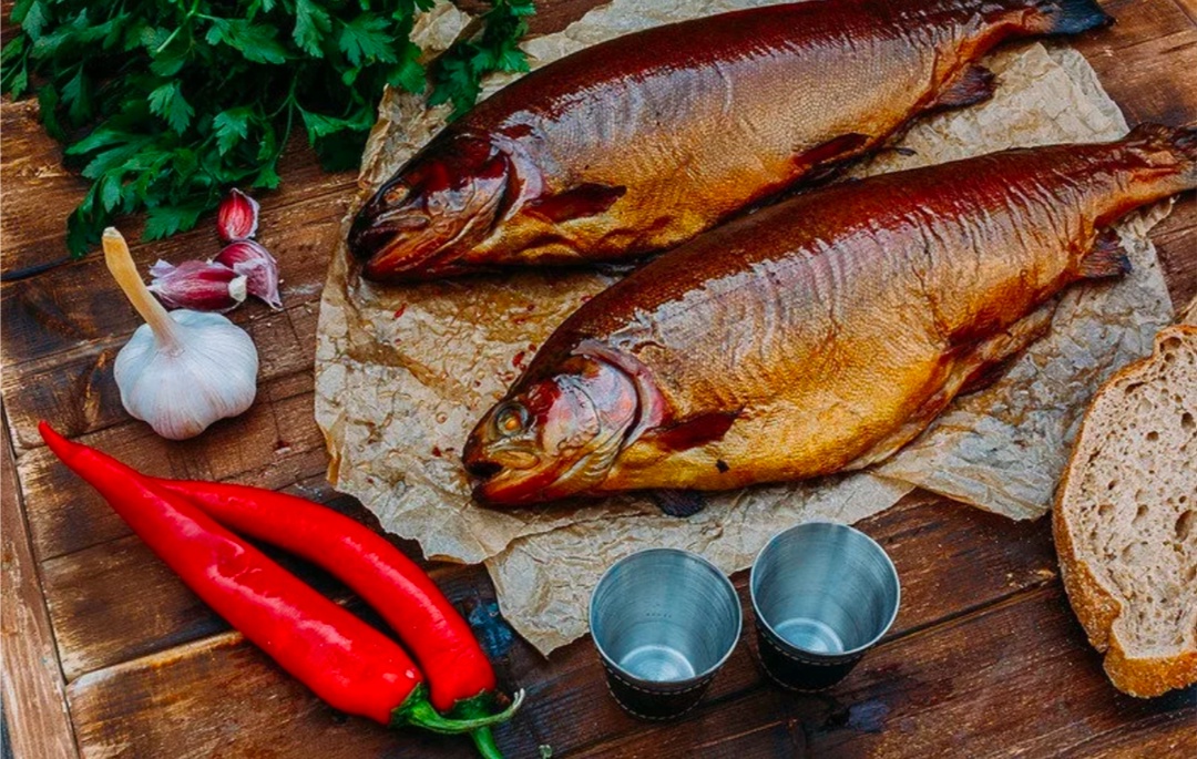 Форель горячего копчения премиум класса