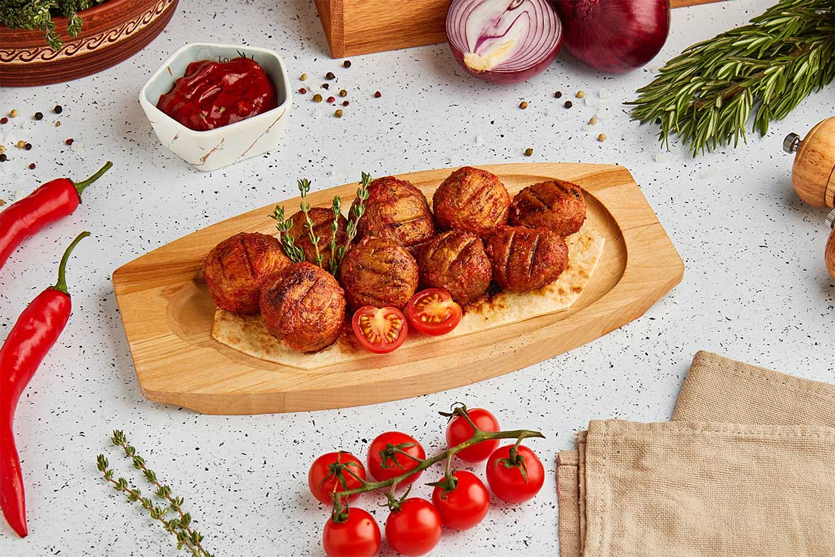 Шампиньоны на мангале 200г