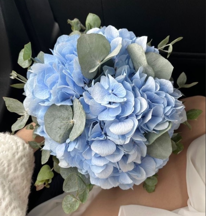 Свадебный букет «BLUE»