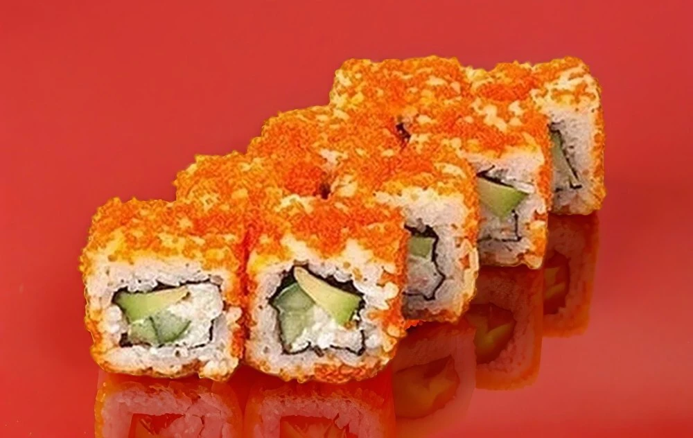 Ролл Калифорния с угрeм