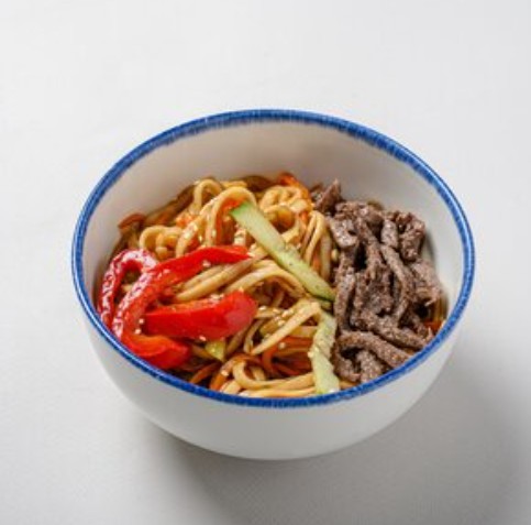 Лапша с говядиной
