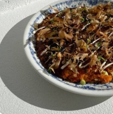 Окономияки с морепродуктами