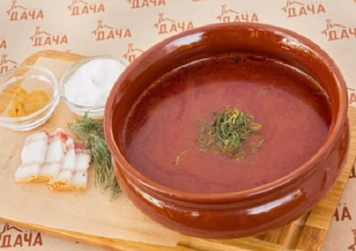 Борщ с мясом