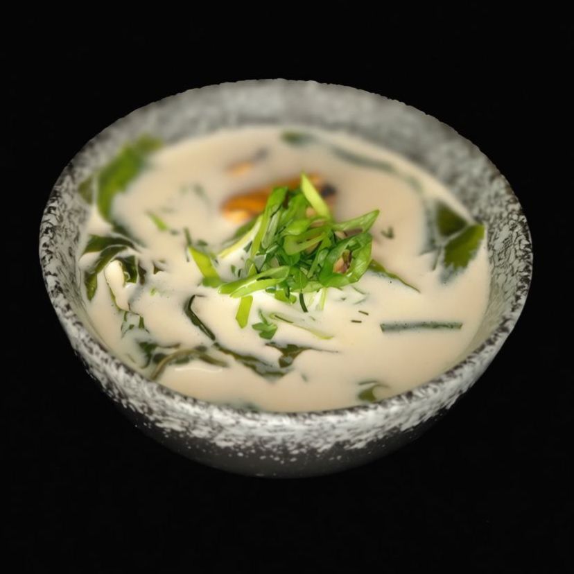 Суп сливочный с лососем