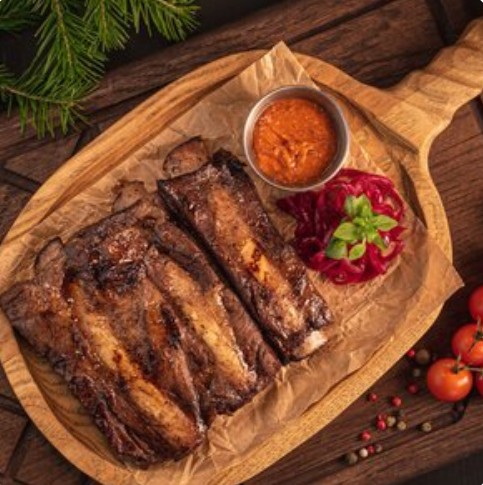Свиные ребра в классическом маринаде