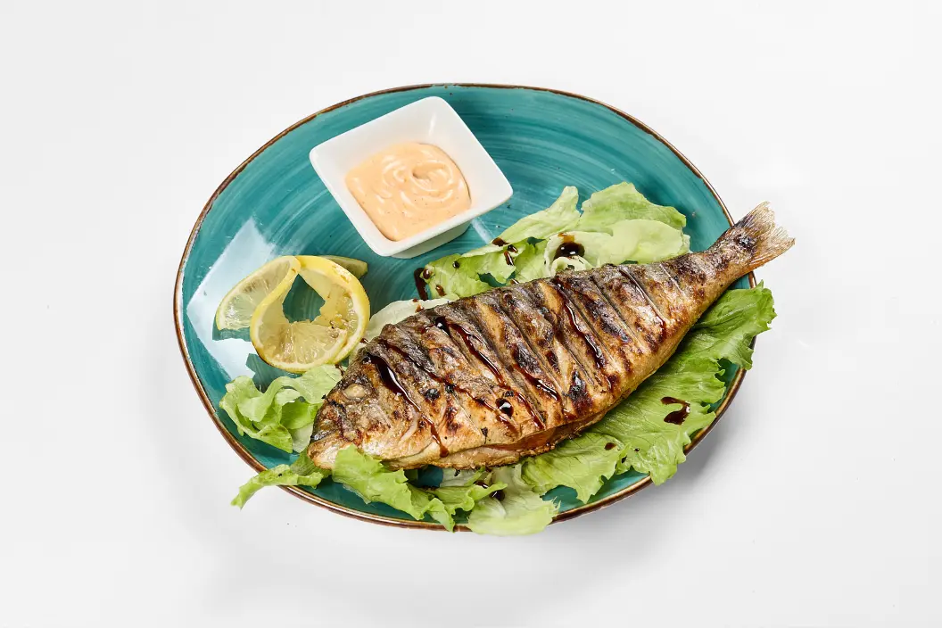 Дорадо на мангале