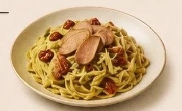 Паста с Песто и уткой