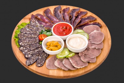 Закуски из бастурмы