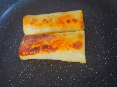 Блин с ветчиной и сыром