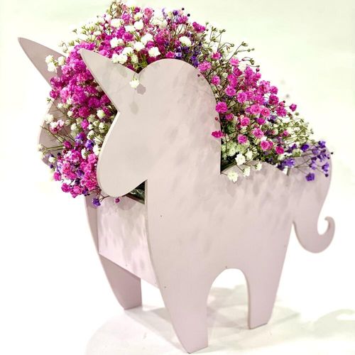 Букет «Единорог» из гипсофилы (к1808)