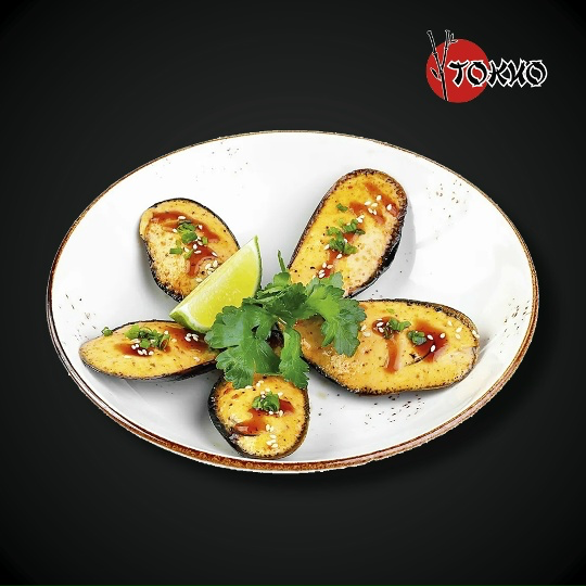 Мидии запеченные