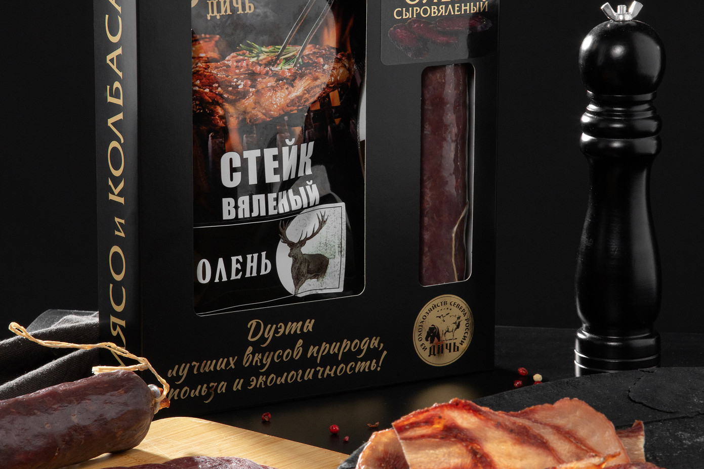 Подарочный набор Дуэт "Лесной Олень" со стейком