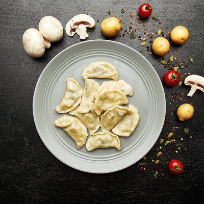 Вареники с картошкой и грибами