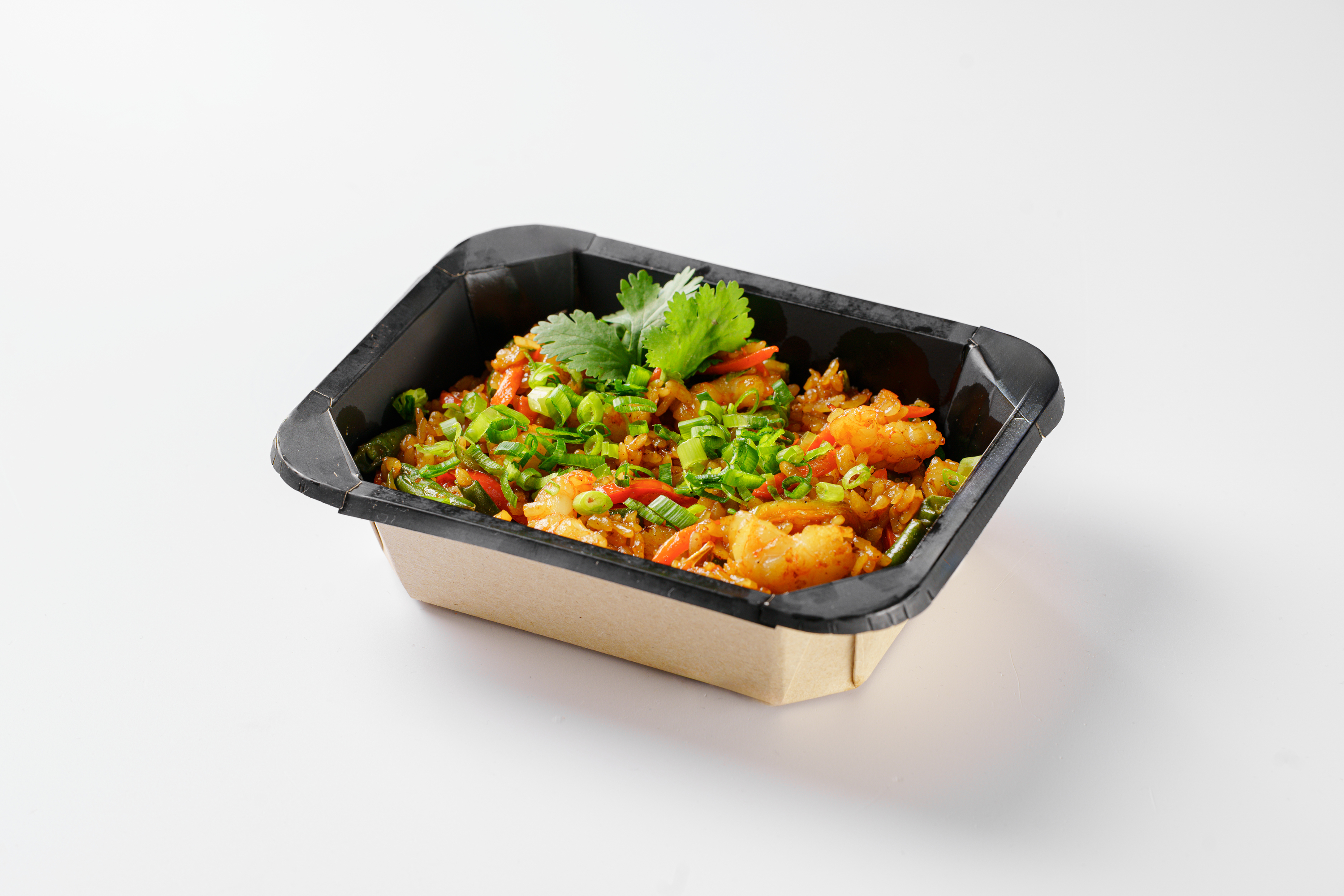 Тяхан с креветкой