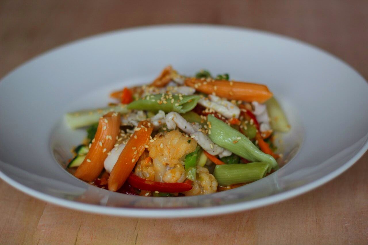 WOK КУРИЦА, ОВОЩИ, ПЕННЕ