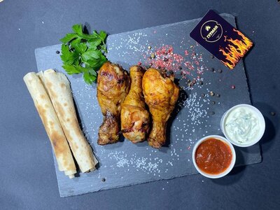 Шашлык из голени курицы 