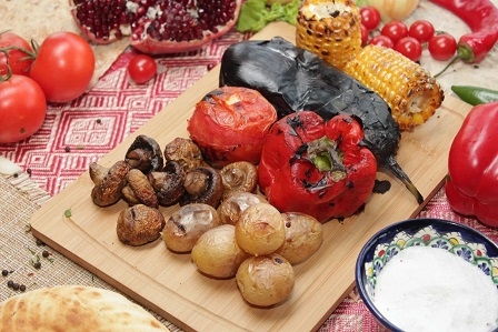 Овощной сет на гриле