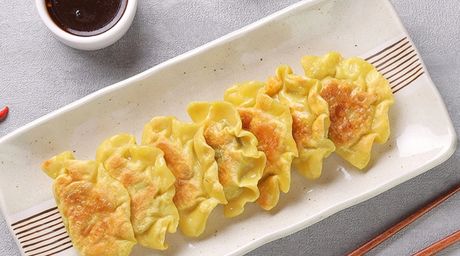 Гёдза с картофелем и грибами