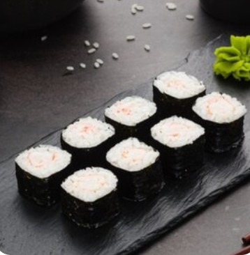 Классический ролл с креветкой