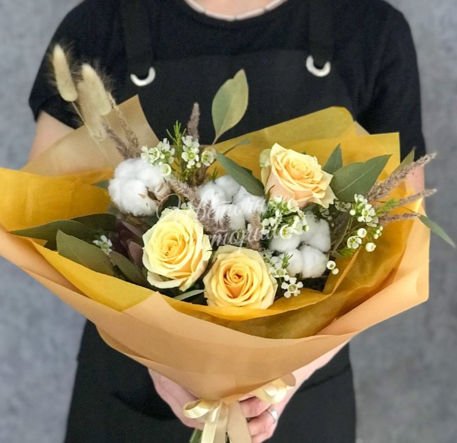 Сборный букет «Медовый»