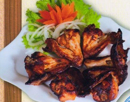 Шашлык из куринных крыльев