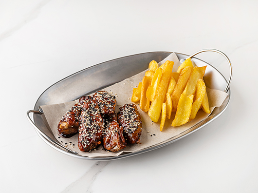 Куриные крылья в медовом соусе