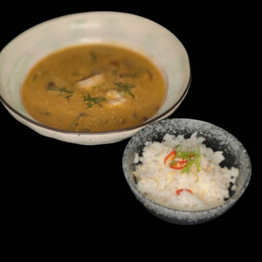 Том ям с мидиями и креветками