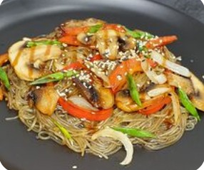 Фунчоза с овощами