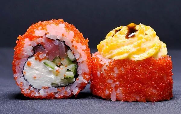 Запеченная калифорния с тунцом