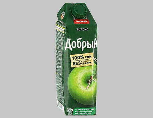 Сок ДОБРЫЙ Яблоко, 1л