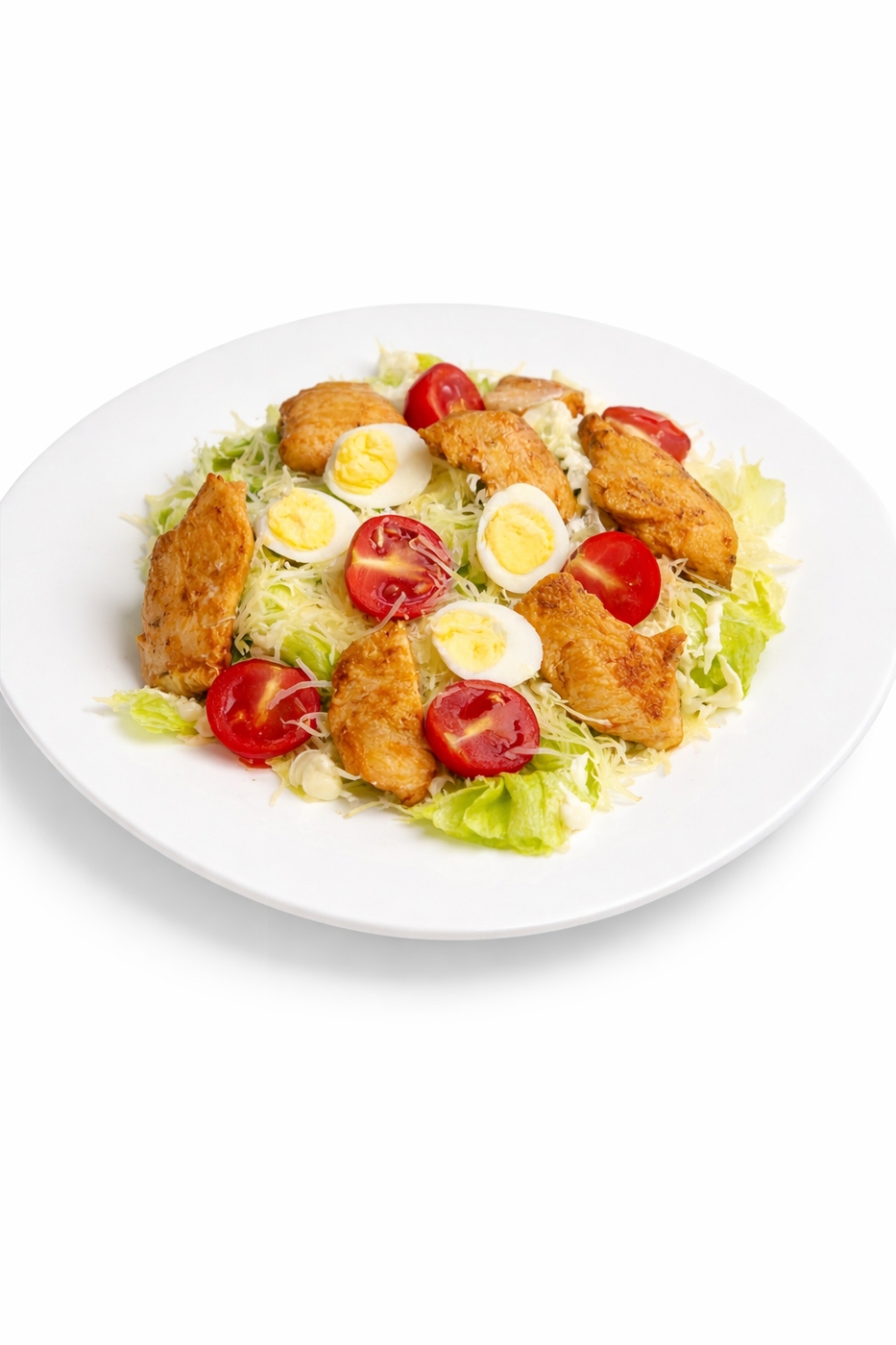 Салат Цезарь с креветкой