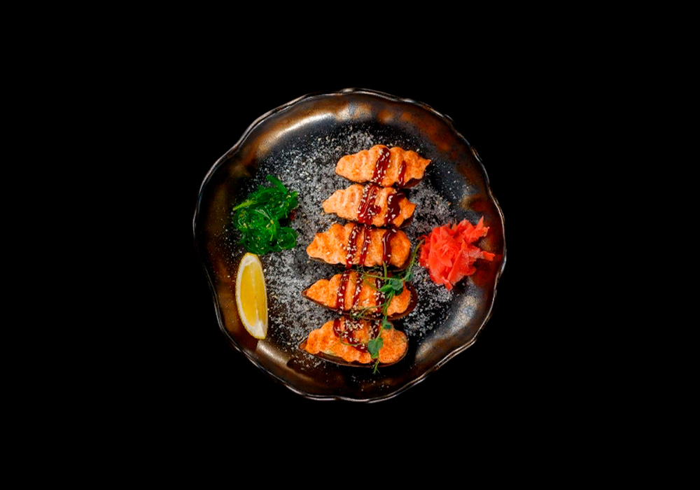 Мидии запеченные с сырным соусом