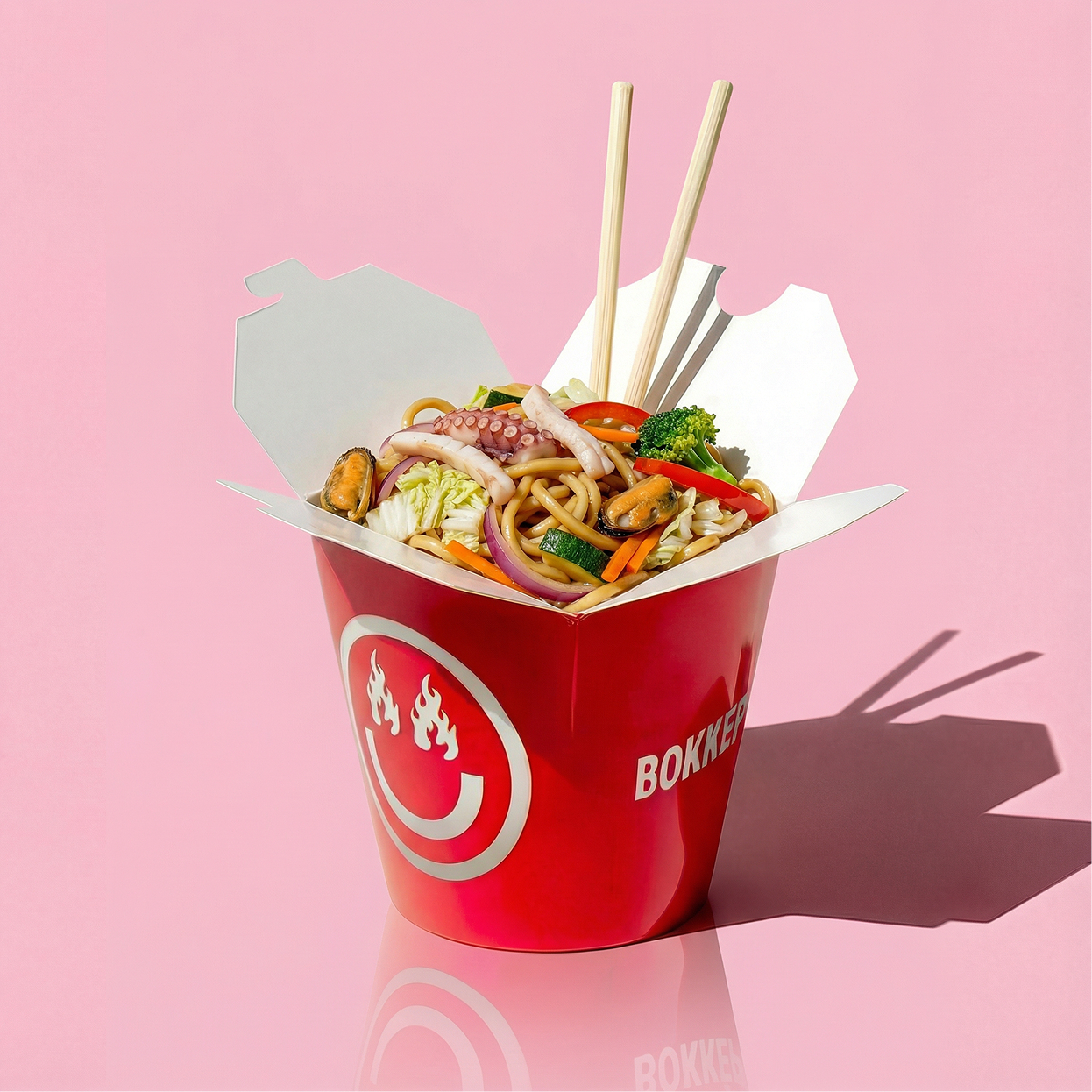 Вок морепродукты кисло-сладкий