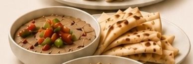Паштет из куриной печени собств. производства с лепешкой шоти