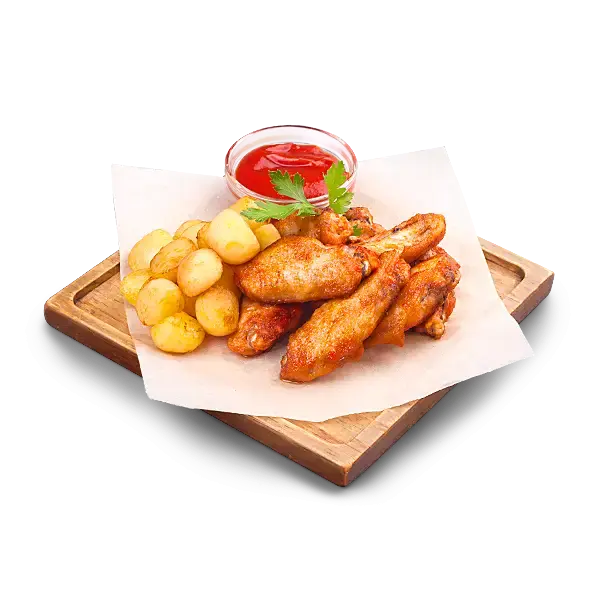 Крылышки жареные (одна порция)