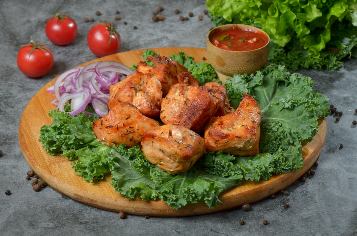 Шашлык из куриной грудки